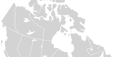 Kaart van Canada vector